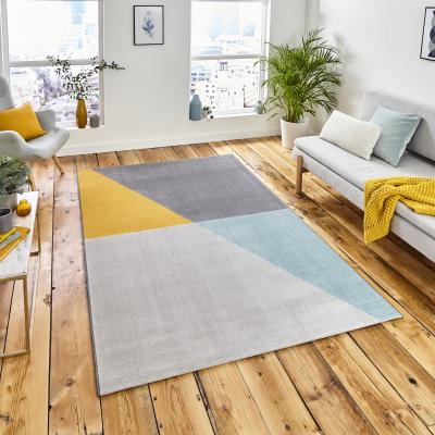 Victoria Rug Grey/Blue/Yellow